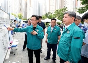 정해권 인천시의회 의장, 청라 화재 현장 방문