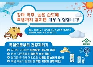이천시, 폭염 대비 농업인 온열질환 주의 당부...오는 15일까지 집중대응기간 운영