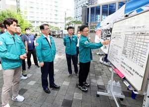 인천시의회 건설교통위, 서구 전기차 화재현장 확인