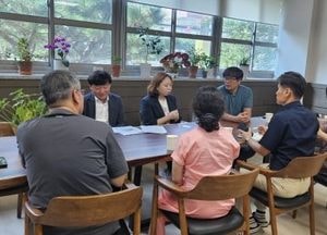 전자영 경기도의원, 용인 ‘흥덕고 교육환경 개선 간담회’ 가져