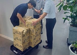 IPA, 선박 승조원·부두 작업자에 아이스크림 550개 전달...'건강한 여름나기' 지원