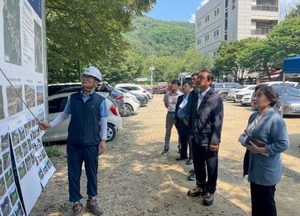 김충범 광주시부시장, 무더운 날씨에 '사업 현장 찾아 격려와 소통'