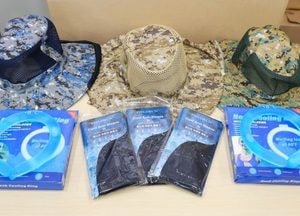 안성시, 폭염 취약 야외근로자에 폭염 예방물품 전달