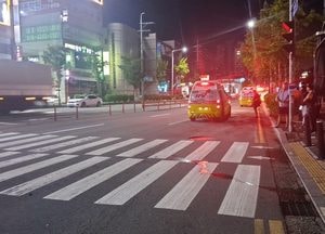오산 원동서 '우회전 시내버스 10대 보행자 치어'... 4명 경상