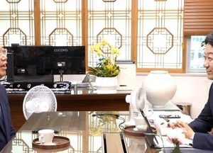 김진경 의장, 김승원 위원장 접견 “경기도 발전, 지방자치 강화 위한 협력 다짐”