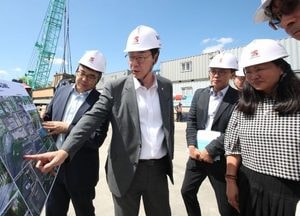정명근 화성시장, ASML 화성 뉴 캠퍼스 조성 현장점검
