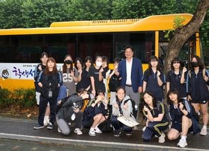 인천시교육청, 학생성공버스 오른 도성훈 교육감 학생들과 현장 소통