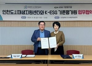 iH 도시재생지원센터, K-ESG 기준평가원과 업무협약 체결