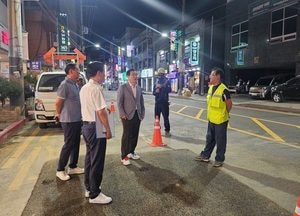 이현재 하남시장, 신장시장 전선지중화 현장 찾아 공사 전반 점검