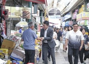 김정헌 중구청장 “전통시장, 지역 경제의 뿌리” 추석맞이 민생 행보
