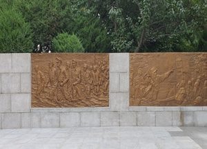인천시 ‘맥아더 장군 동상 신규 부조물’ 제막식 개최