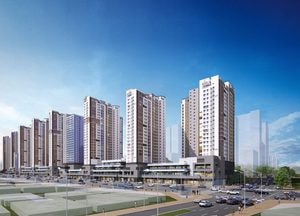 효성중공업·진흥기업, '해링턴 스퀘어 신흥역' 20일 견본주택 오픈