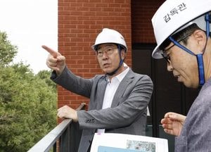 정명근 화성시장, 반다비 체육센터 건립 현장 방문...“장애인 체육활동 참여기회 보장할 것”