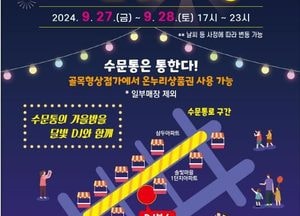 인천 동구, 수문통에 제1호 골목형상점가 야장 개장