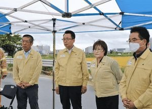강정구 평택시의장, 침수피해 세교지하차도 방문 '신속복구 재발방지 당부'