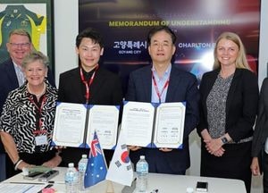 이동환 고양시장, 호주 찰튼브라운 MOU·어스픽스 LOI 체결