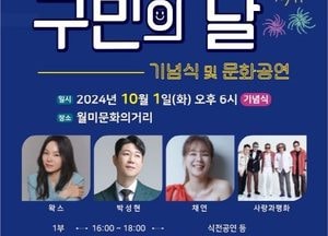 인천 중구, 월미도서 ‘제33회 구민의 날 기념 축제’ 팡파르