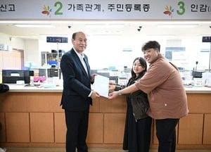 동두천 다섯 쌍둥이 이름은 '김새힘·새찬·새강·새별·새봄'...4일 출생신고 마쳐