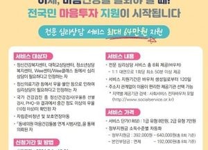 동두천시 ‘전 국민 마음투자 지원사업’ 진행 중...온라인 신청 가능