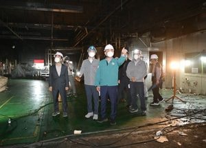 백영현 포천시장, 화재 피해 기업 찾아 “지원 방안 마련하겠다”