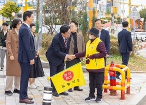 도성훈 인천시교육감, 신광초 주변 통학로 현장 점검 나서