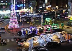 인천 남동구, 오색 빛으로 물드는 남동의 밤…빛의 거리 축제 열려
