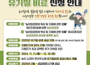 인천 옹진군, 내달 10일까지 유기질비료 지원사업 신청·접수…비료가격 약 80% 지원
