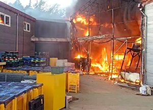 김포 월곶면 도장공장서 불, 건물 2동 전소