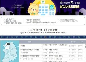 경기도, 소아 야간·휴일 진료기관 ‘달빛어린이병원’ 40개소로 늘어