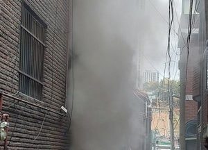 성남 다세대 주택 지하 1층서 불, 인명피해 없어