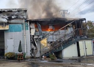 화성 금속가공공장서 불, 인명피해 없어