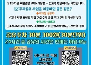 의정부시, 3개월간 거주자우선 주차장 공유제 시범운영…구도심 주차난 해소