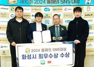 화성시 ‘올해의 SNS’ 유튜브·블로그 부문 최우수상 수상