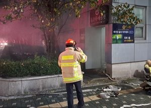 군포 지하1층 찜질방서 불, 40대 남성 연기흡입