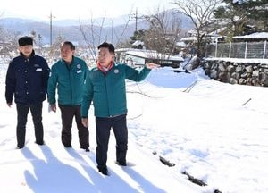 전진선 양평군수, 발로 뛰는 현장 지휘로 대설 피해 복구 ‘앞장’