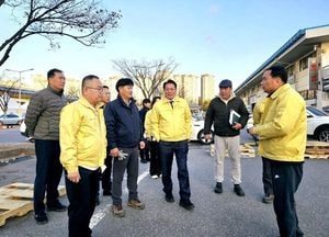 안양시, 농수산물도매시장 가설건축물 설치 “폭설 피해 복구 만전”