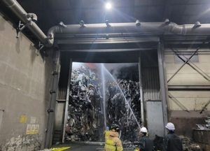 화성 생활폐기물 처리업체 소각장서 불, 인명 피해 없어