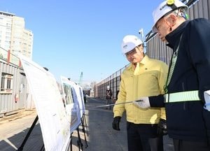 오후석 경기도 행정2부지사, 동절기 철도건설공사장 안전 관리 실태 점검
