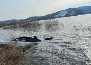 용인 이동저수지서 차량 추락사고...운전자 1명 사망