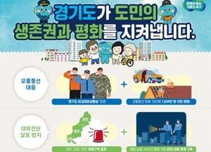 경기도, 북한 오물풍선·대남 확성기로부터 도민 지켰다