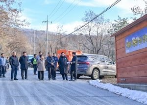 전진선 양평군수, 동절기 자동염수분사장치 설치 구간 현장 점검
