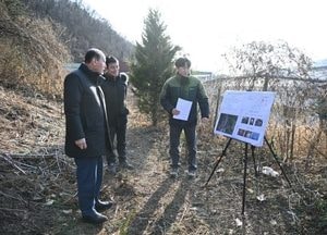 박형덕 동두천시장, 소나무재선충병 방제 대상지 현장 점검 나서