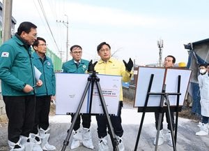 오후석 경기도 행정2부지사, 양주 아프리카돼지열병 발생 지역 긴급 방역 현장 점검