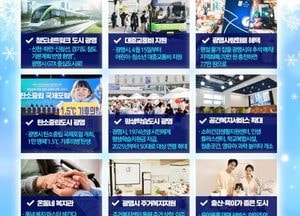 '스마트 버스정류장 대폭 확대' 등 광명시민이 직접 뽑은 광명시 2024년 10대 뉴스 발표