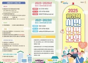 화성시, 전국 최대 규모 ‘시민안전보험’ 운영...상해의료비 보장 한도 100만원으로 확대