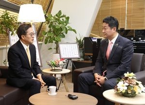 김동연 경기도지사, 김진경 의장 만나 “민생 어려워, 새해 예산안 조속 처리” 요청