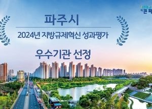 파주시, 행안부 지방규제혁신 우수기관 선정…특별교부세 1억원 확보
