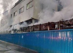안산 화공약품 제조공장서 불, 7명 자력 대피
