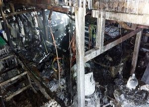 안산시 도금 공장서 새벽 불, 인명피해 없어