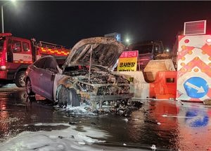 성남서 그랜저HG차량에 불, 인명피해 없어